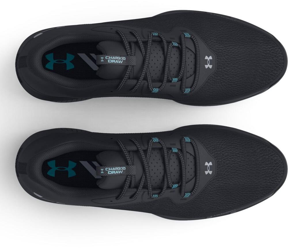 Under Armour Charged Draw 2 Wide Herren Golfschuhe, schwarz