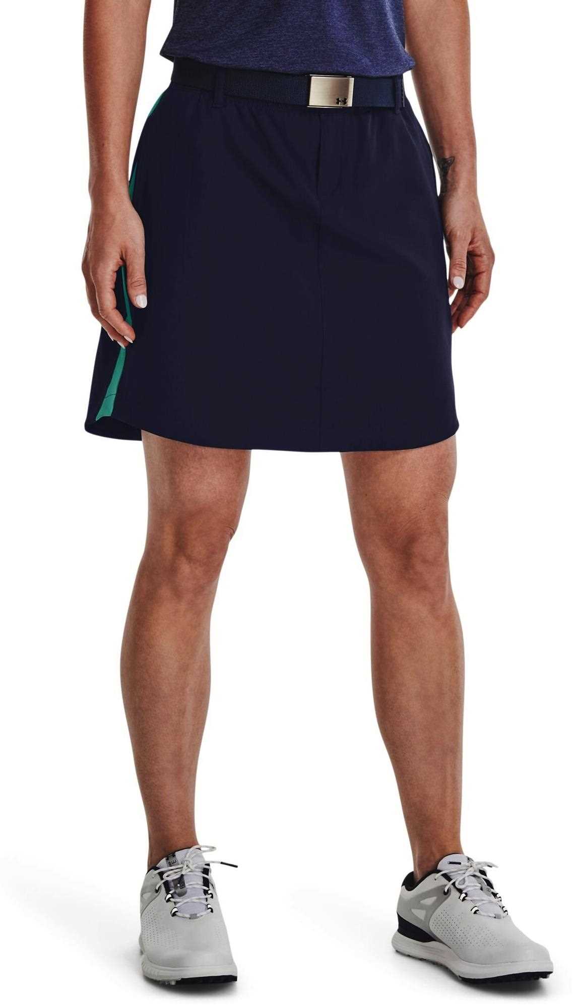 Under Armour Links Woven Damen Golfrock, dunkelblau