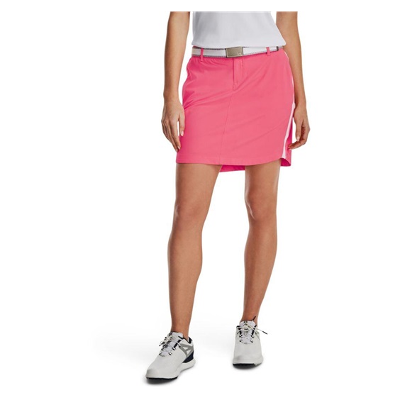 Under Armour Links Woven Damen Golfrock, rosa