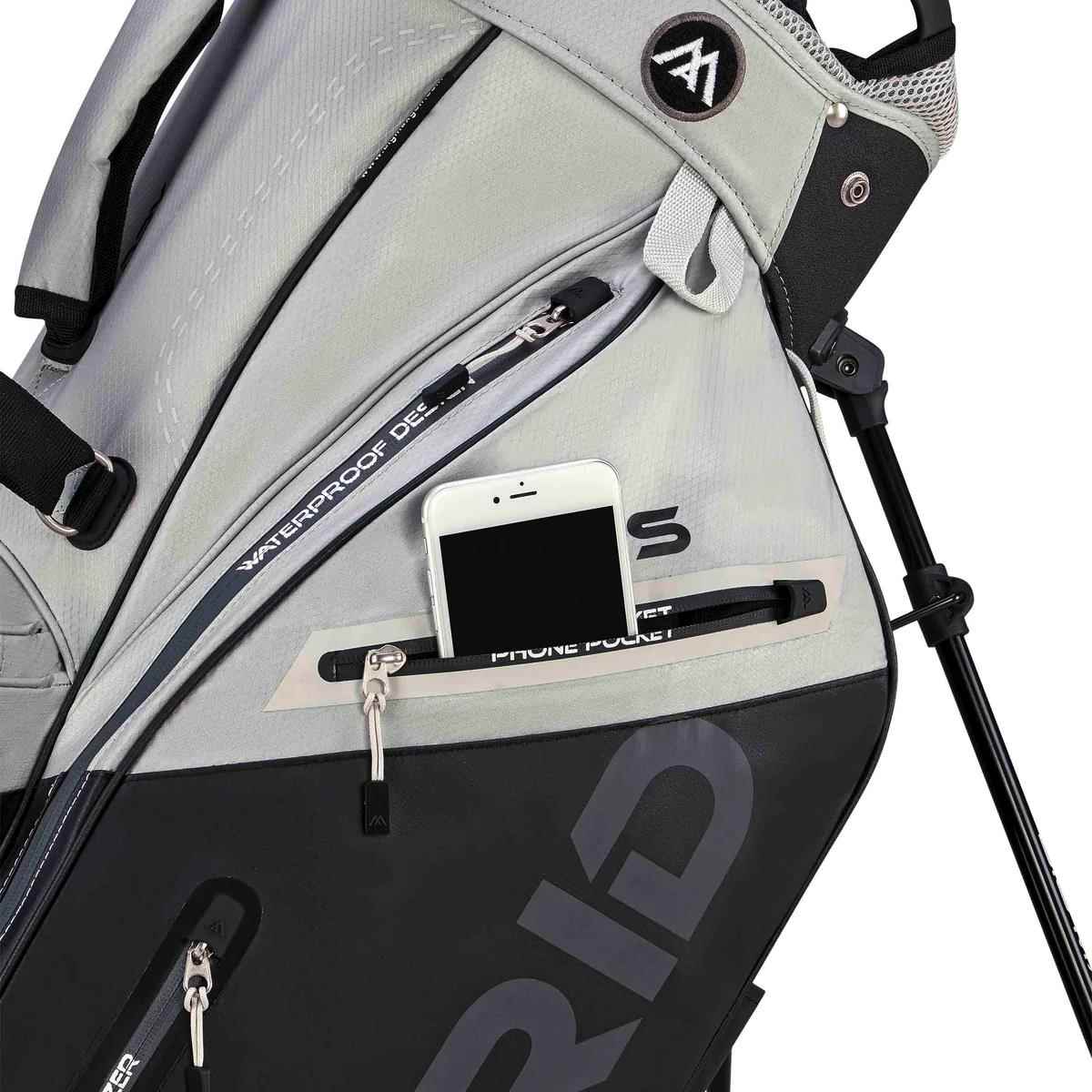 Big Max Dri Lite Hybrid Plus Standbag, grau/schwarz