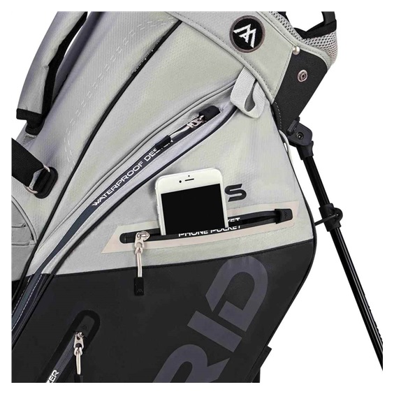 Big Max Dri Lite Hybrid Plus Standbag, grau/schwarz