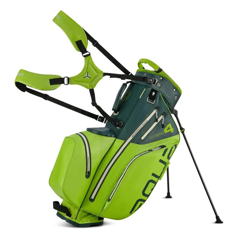 Big Max Aqua Hybrid 4 Standbag, forest freen/lime