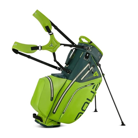 Big Max Aqua Hybrid 4 Standbag, forest freen/lime