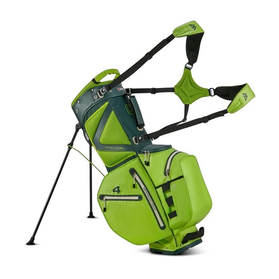 Big Max Aqua Hybrid 4 Standbag, forest freen/lime