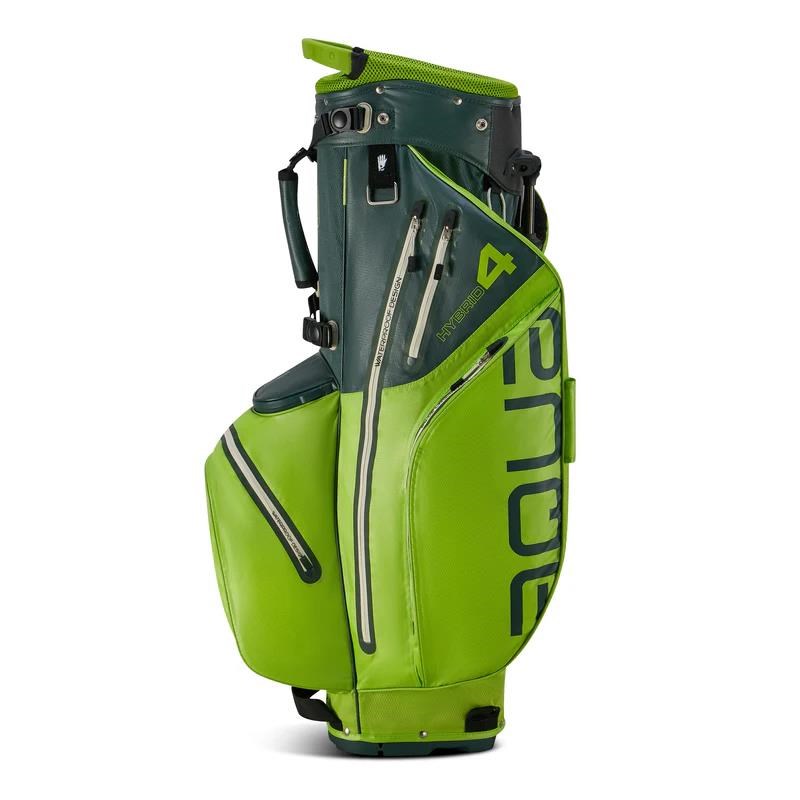 Big Max Aqua Hybrid 4 Standbag, forest freen/lime