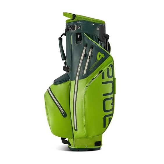 Big Max Aqua Hybrid 4 Standbag, forest freen/lime