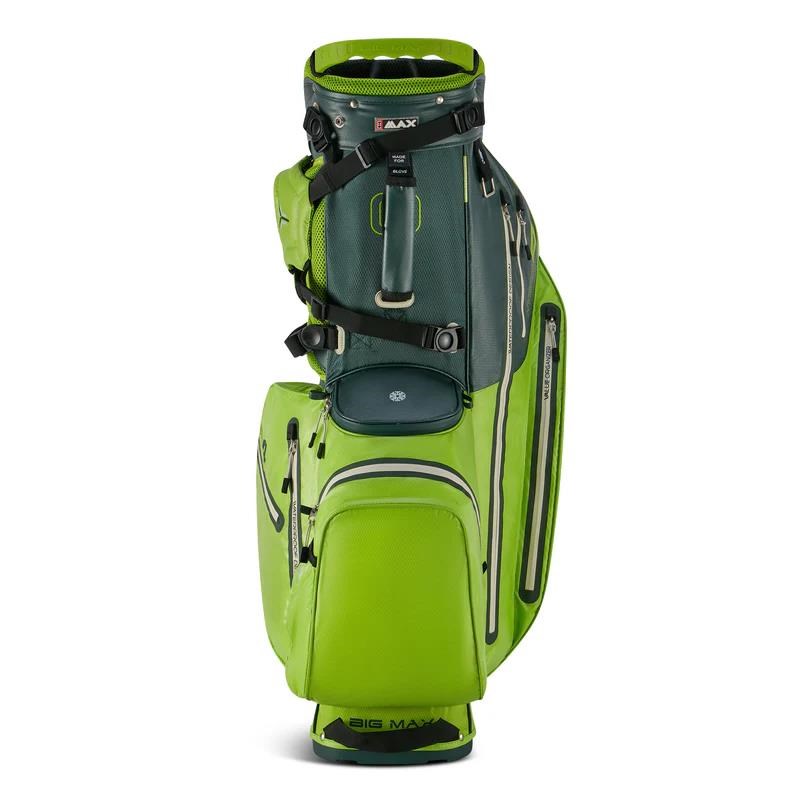Big Max Aqua Hybrid 4 Standbag, forest freen/lime