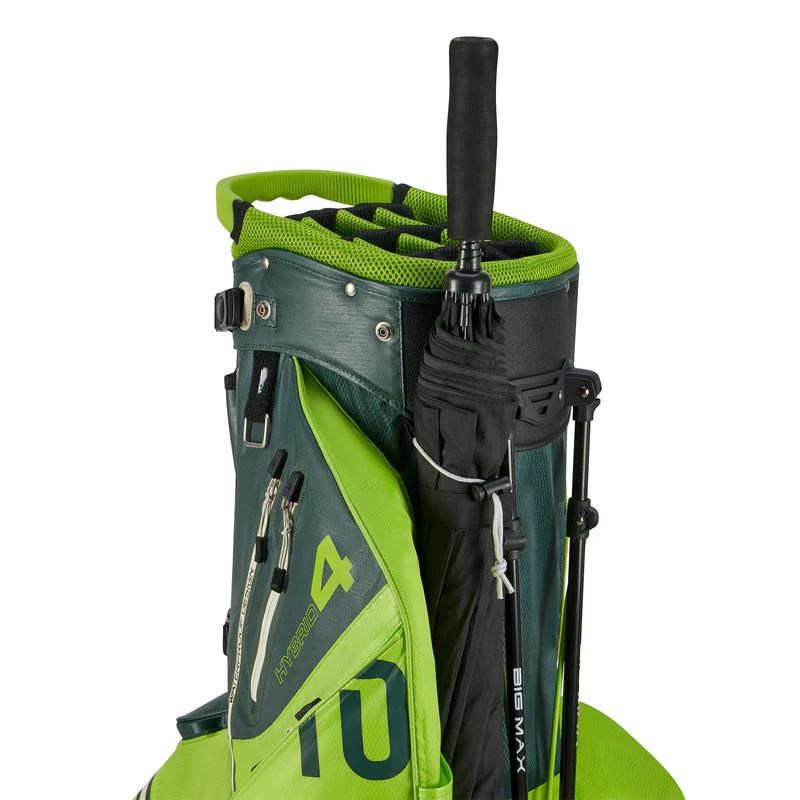 Big Max Aqua Hybrid 4 Standbag, forest freen/lime