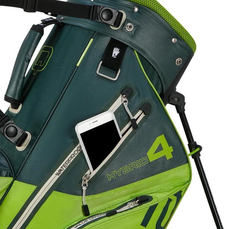 Big Max Aqua Hybrid 4 Standbag, forest freen/lime