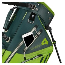 Big Max Aqua Hybrid 4 Standbag, forest freen/lime