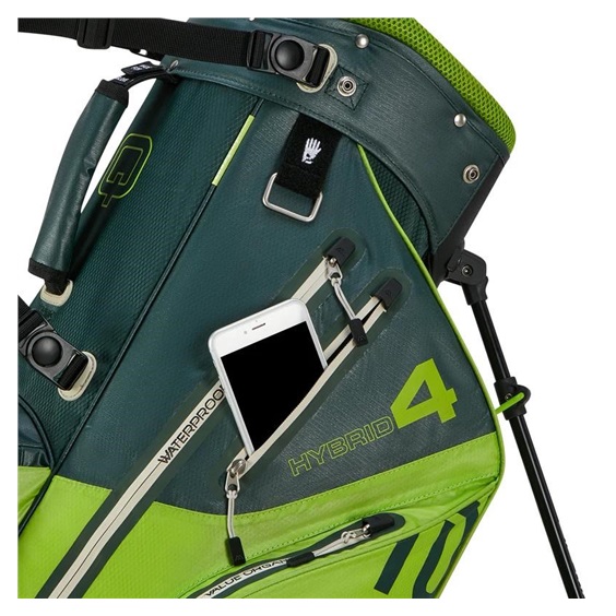 Big Max Aqua Hybrid 4 Standbag, forest freen/lime
