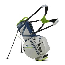 Big Max Aqua Hybrid 4 Standbag, dunkelblau/grau/limette