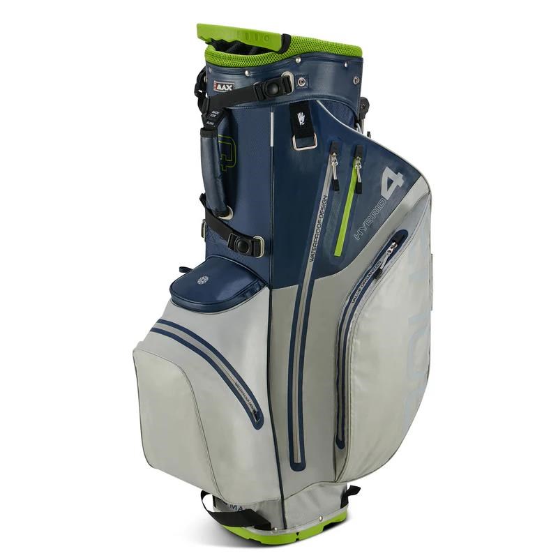 Big Max Aqua Hybrid 4 Standbag, dunkelblau/grau/limette