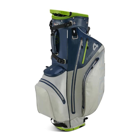 Big Max Aqua Hybrid 4 Standbag, dunkelblau/grau/limette
