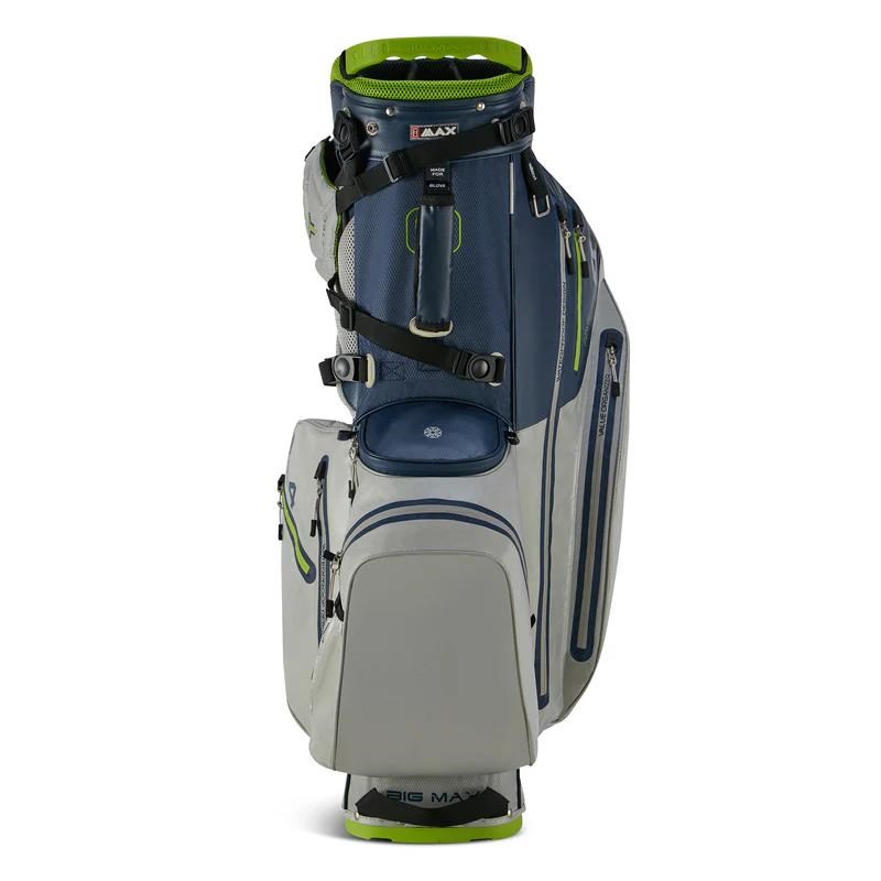 Big Max Aqua Hybrid 4 Standbag, dunkelblau/grau/limette