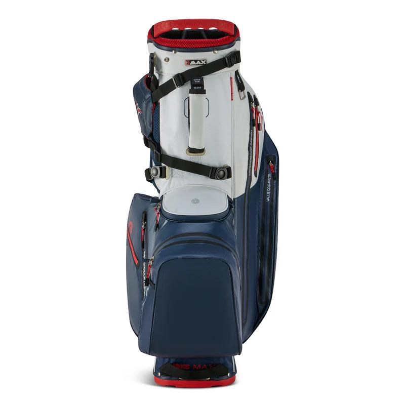 Big Max Aqua Hybrid 4 Standbag, dunkelblau/weiss/rot