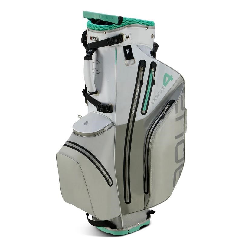 Big Max Aqua Hybrid 4 Standbag, weiss/grau/minze