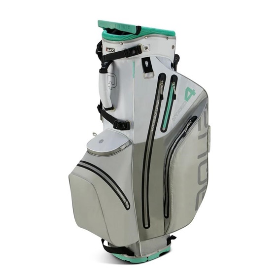 Big Max Aqua Hybrid 4 Standbag, weiss/grau/minze