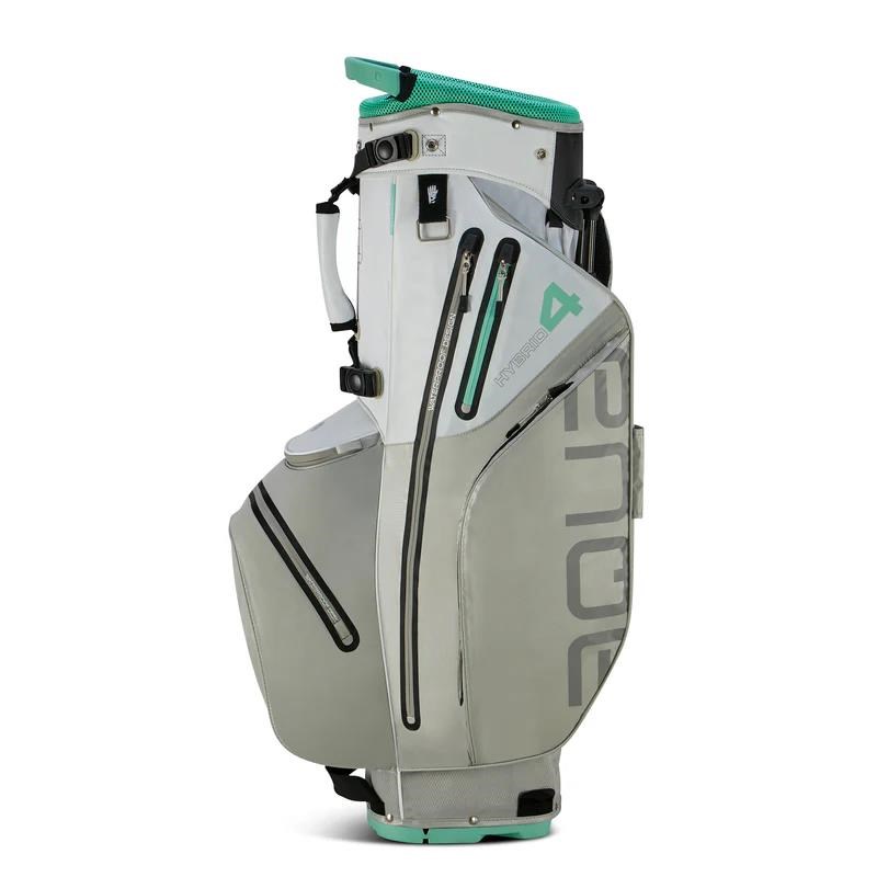 Big Max Aqua Hybrid 4 Standbag, weiss/grau/minze