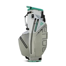 Big Max Aqua Hybrid 4 Standbag, weiss/grau/minze
