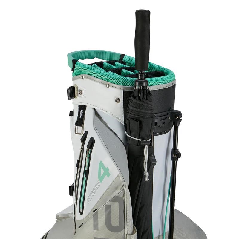 Big Max Aqua Hybrid 4 Standbag, weiss/grau/minze