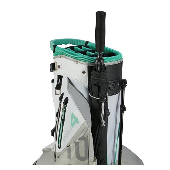 Big Max Aqua Hybrid 4 Standbag, weiss/grau/minze