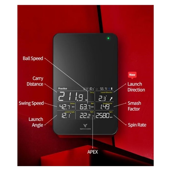 Swing Caddie SC4 simulator + launch monitor