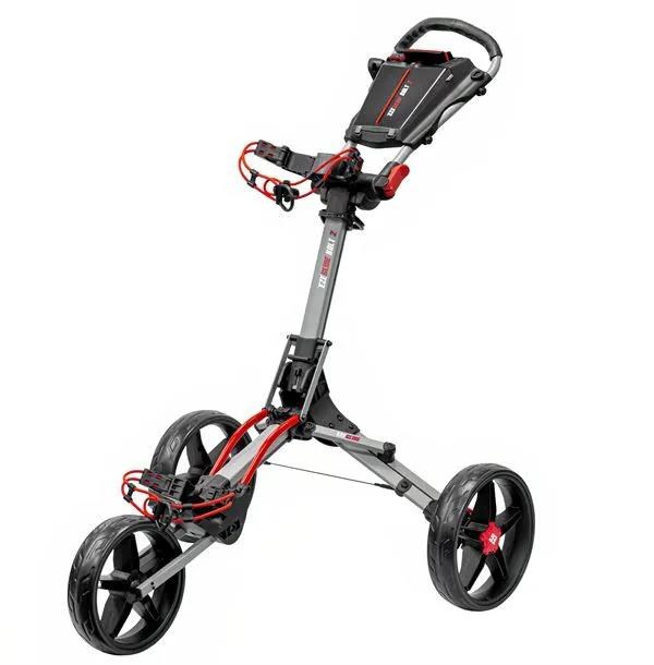 Ezeglide Bolt 2 + Easy Opening Golf Trolley, grau/rot