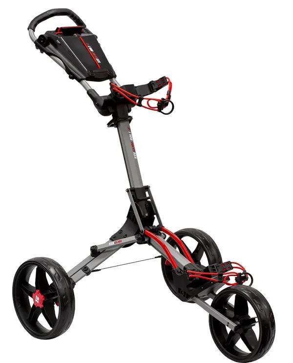 Ezeglide Bolt 2 + Easy Opening Golf Trolley, grau/rot