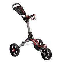 Ezeglide Bolt 2 + Easy Opening Golf Trolley, grau/rot