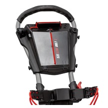 Ezeglide Bolt 2 + Easy Opening Golf Trolley, grau/rot