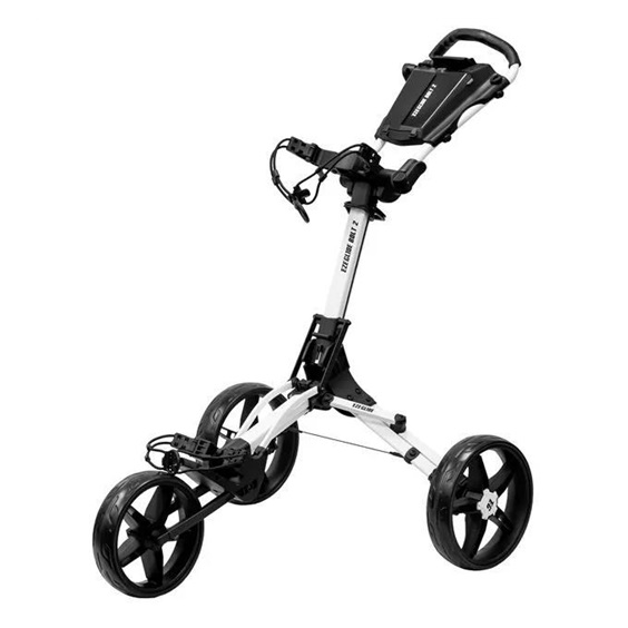 Ezeglide Bolt 2 + Easy Opening Golf Trolley, weiss