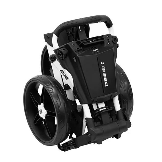 Ezeglide Bolt 2 + Easy Opening Golf Trolley, weiss