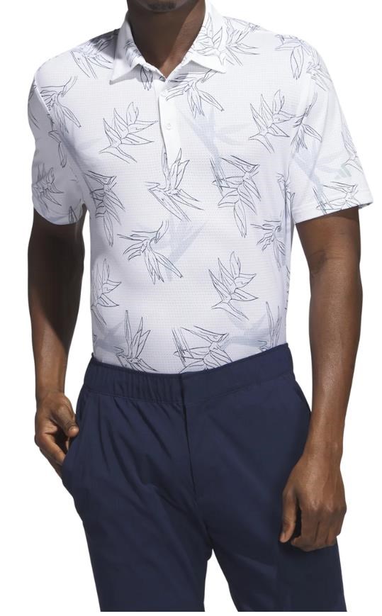 Adidas Oasis Mesh Herren Poloshirt, weiss