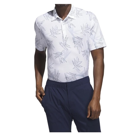 Adidas Oasis Mesh Herren Poloshirt, weiss
