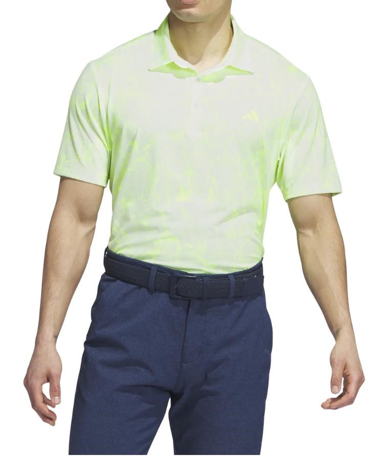 Adidas Ultimate365 Print Herren Poloshirt, weiss