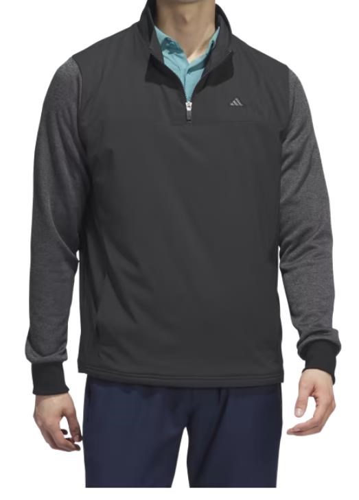 Adidas Go-To 1/4 Zip Herrenjacke, schwarz