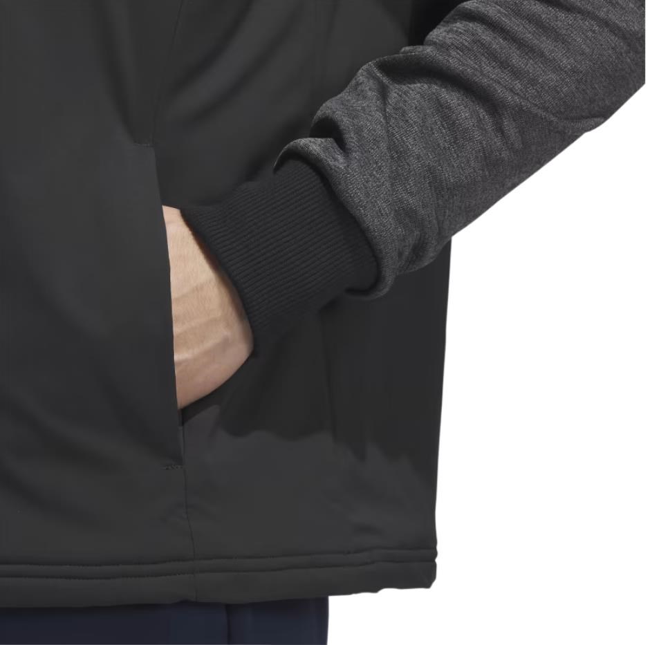 Adidas Go-To 1/4 Zip Herrenjacke, schwarz