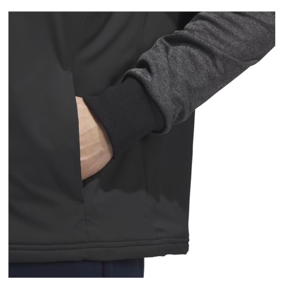 Adidas Go-To 1/4 Zip Herrenjacke, schwarz
