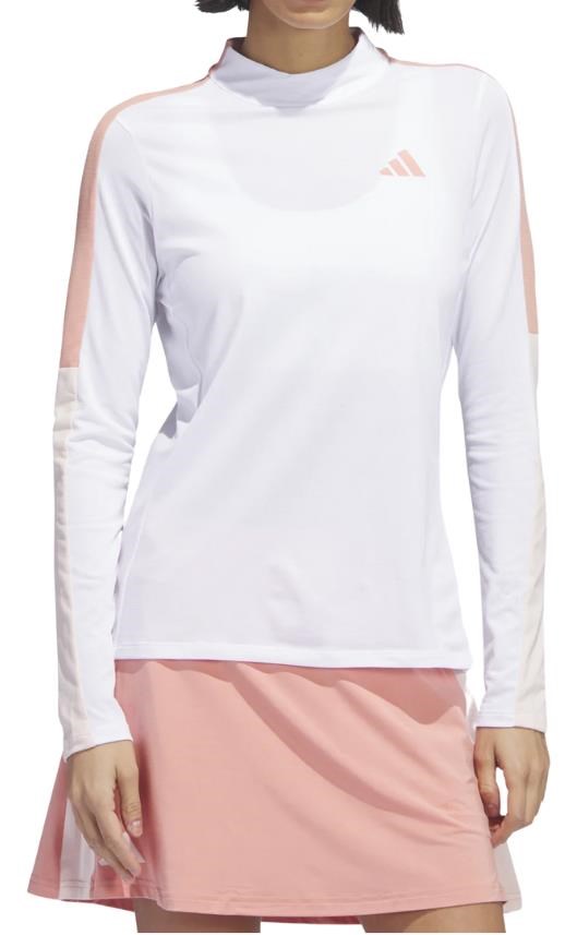 Adidas Nature Mock Langarmshirt für Frauen, weiss