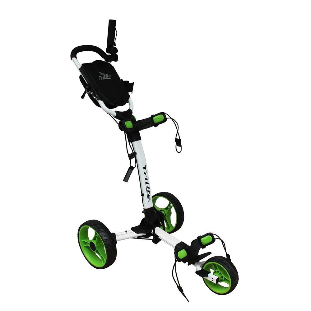Axglo TriLite Golftrolley, weiss/grün