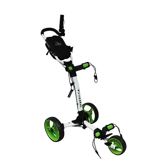 Axglo TriLite Golftrolley, weiss/grün