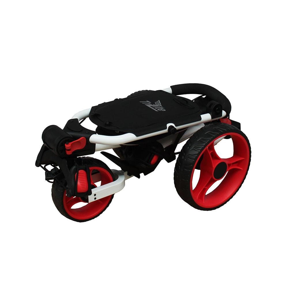 Axglo TriLite Golftrolley, weiss/rot