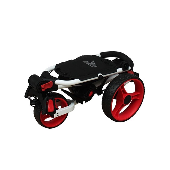 Axglo TriLite Golftrolley, weiss/rot