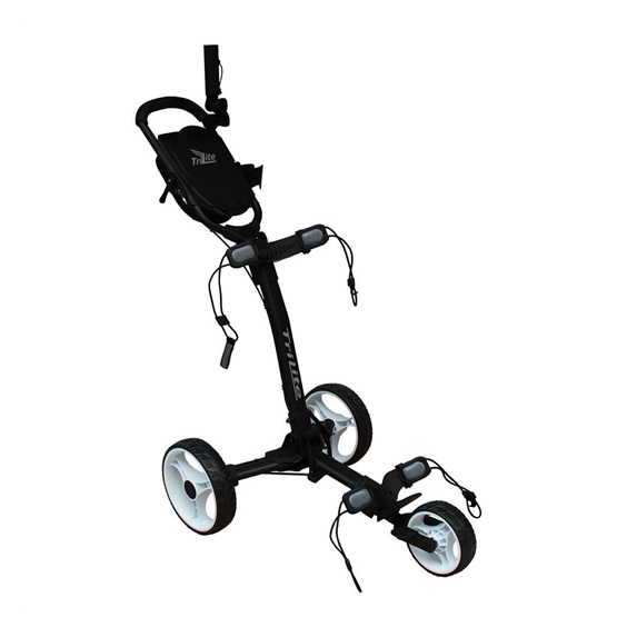 Axglo TriLite Golftrolley, schwarz/weiss