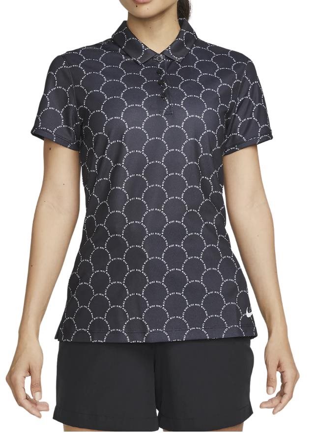 Nike Dri-FIT Victory Damen Poloshirt, schwarz/weiss