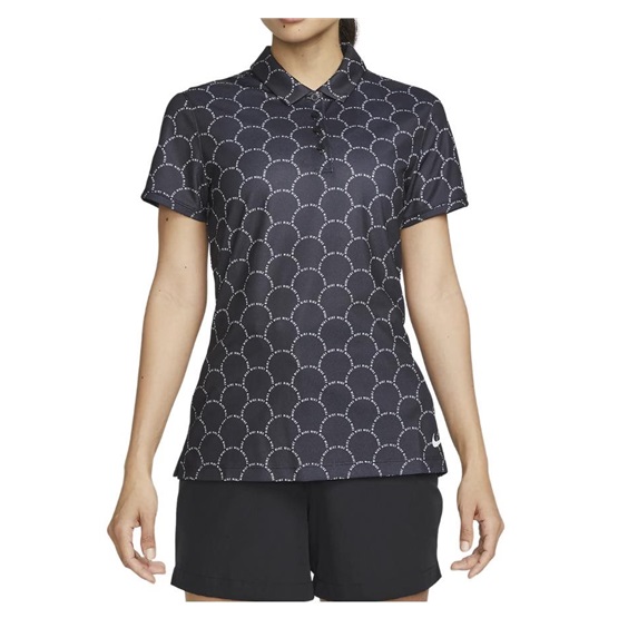Nike Dri-FIT Victory Damen Poloshirt, schwarz/weiss