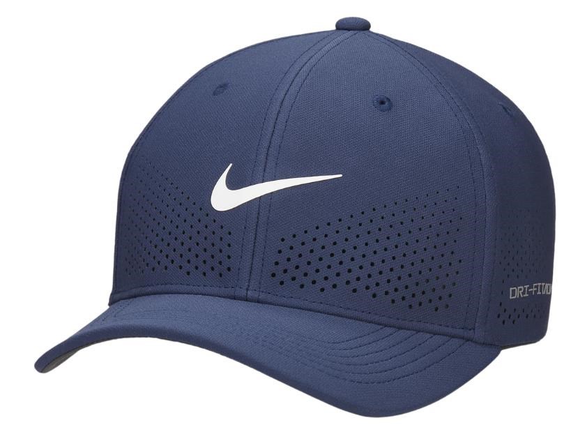 Nike Dri-FIT ADV Rise Cap, dunkelblau/weiss
