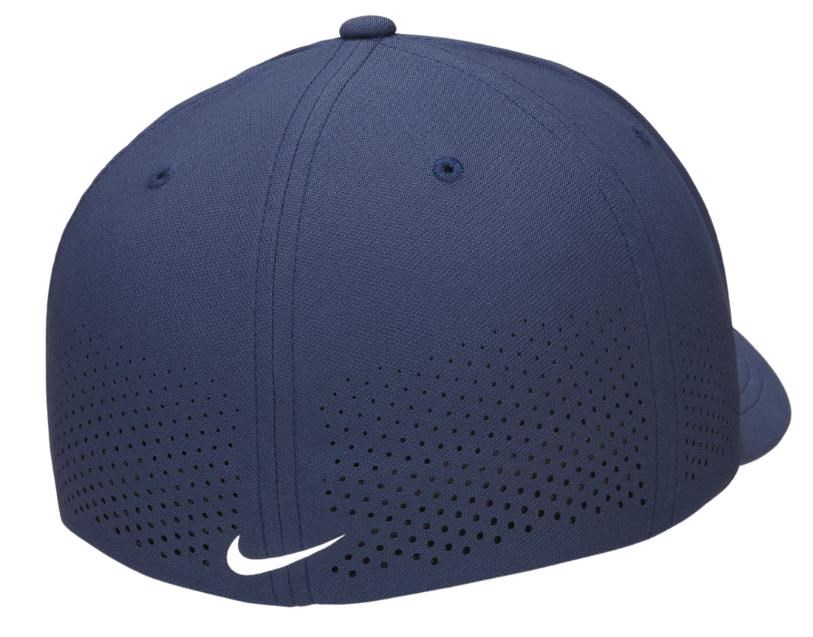 Nike Dri-FIT ADV Rise Cap, dunkelblau/weiss