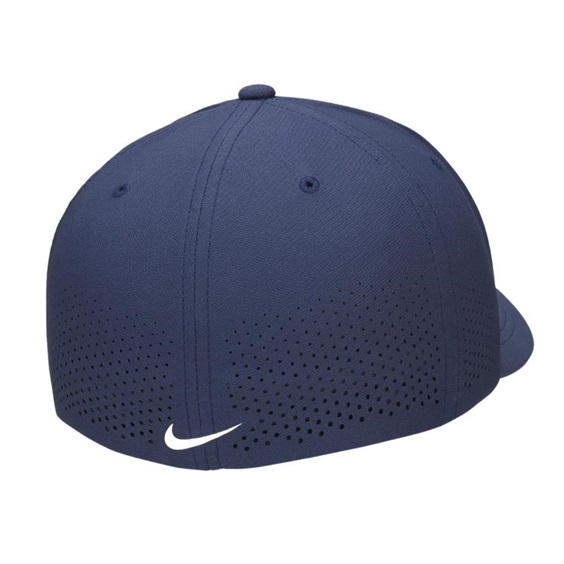 Nike Dri-FIT ADV Rise Cap, dunkelblau/weiss
